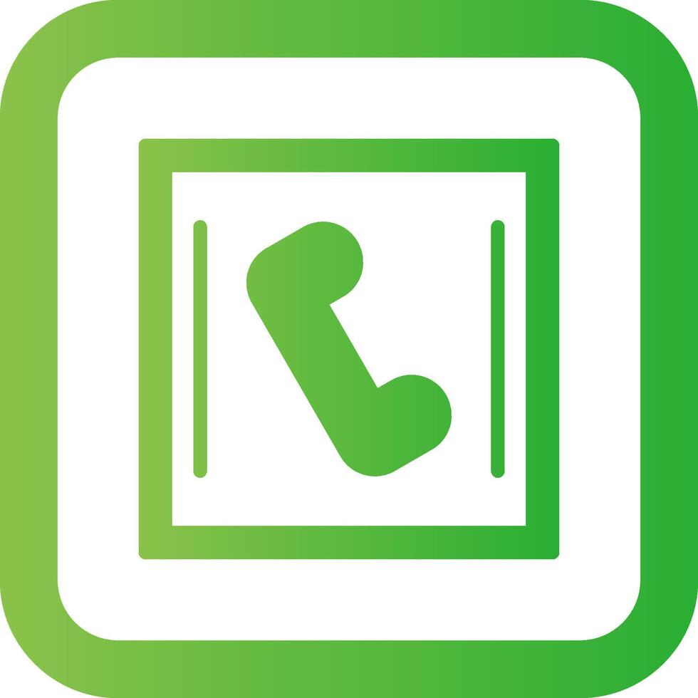 Emergency Call Creative Icon Design vector