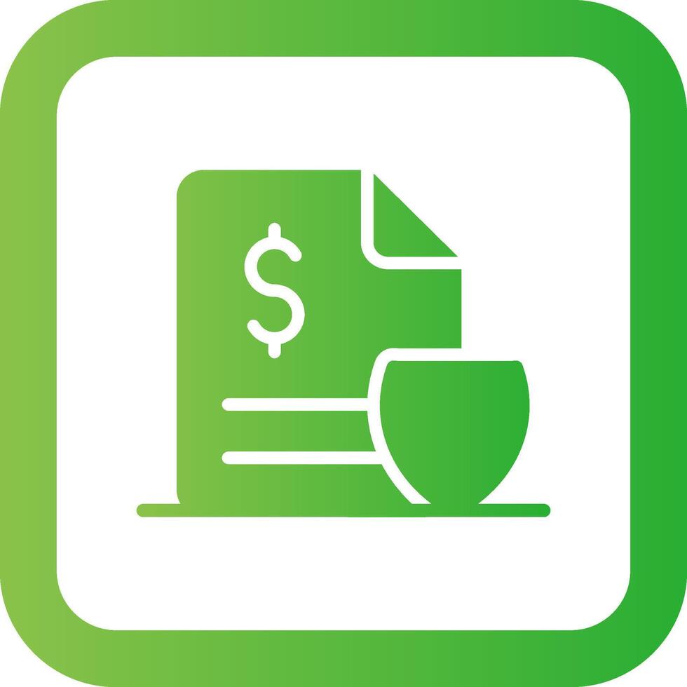 Documentation Fee Creative Icon Design vector