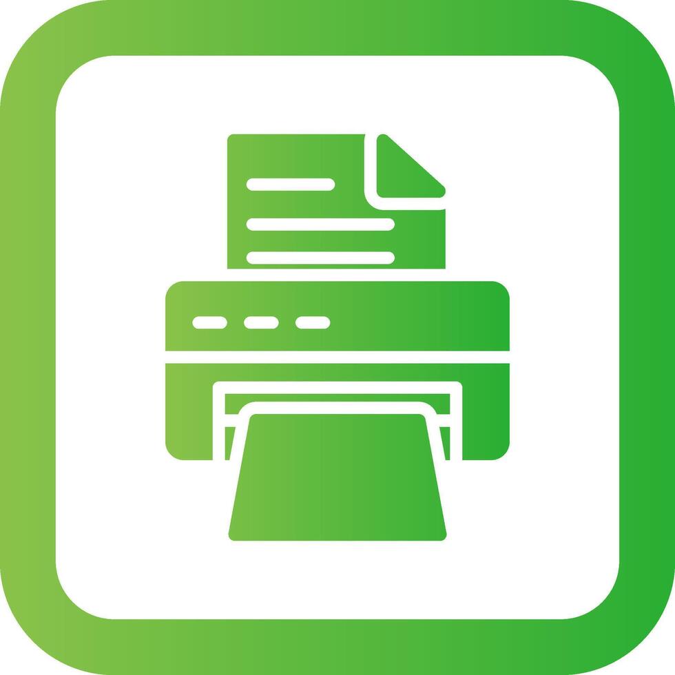 Printer Creative Icon Design vector