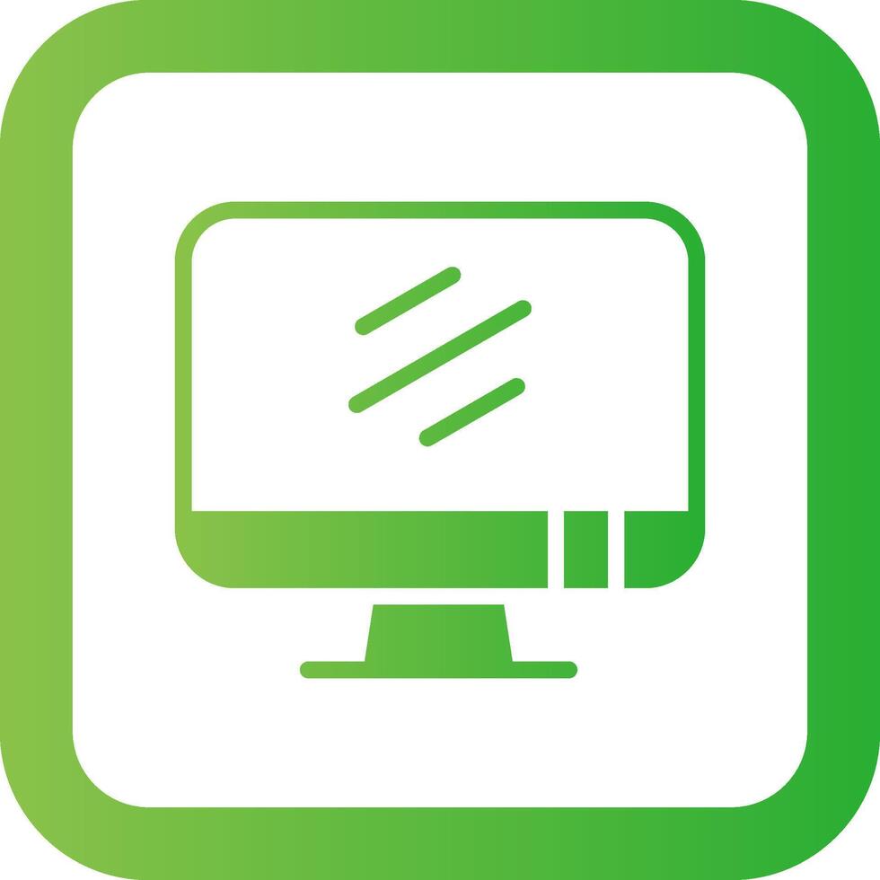 Monitor Creative Icon Design vector