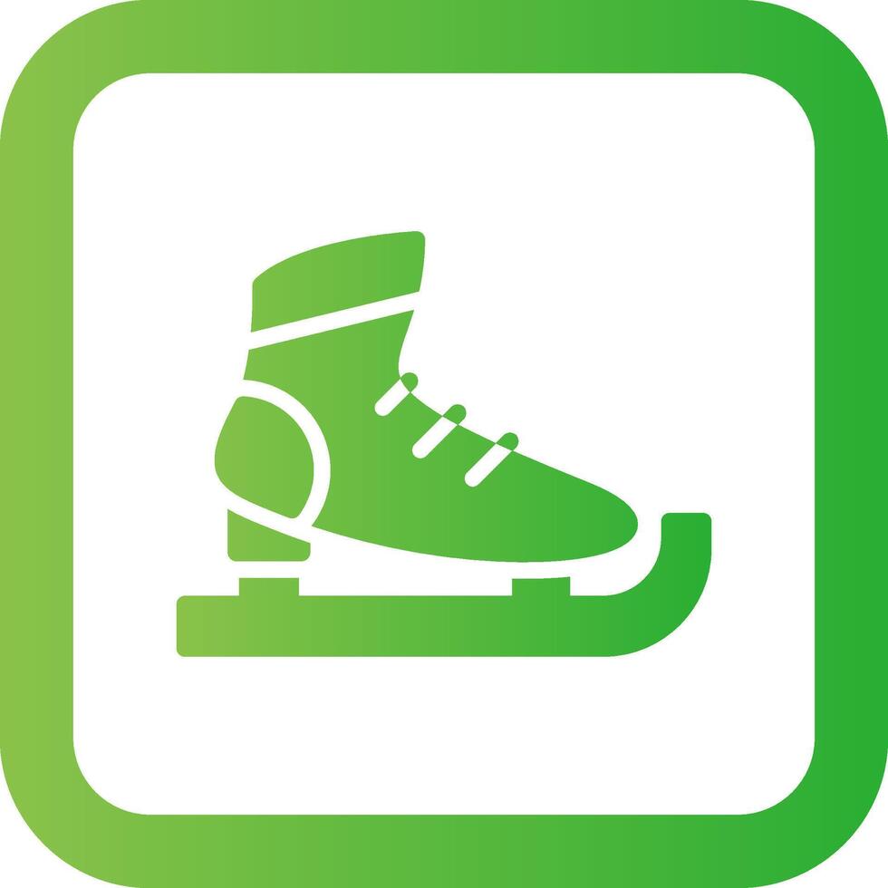 Ice Skates Creative Icon Design vector