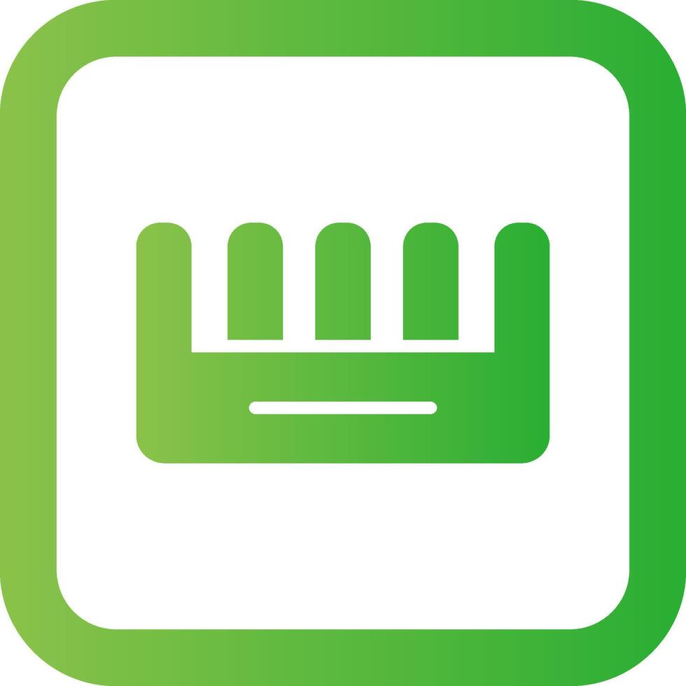 Comb Creative Icon Design vector