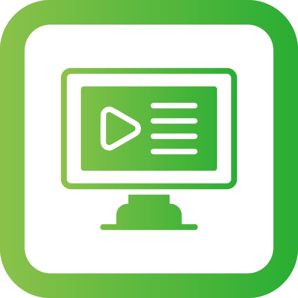 Video Creative Icon Design vector