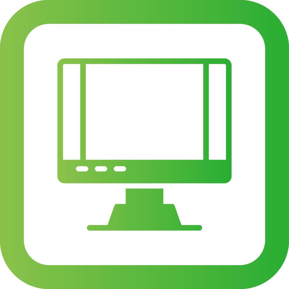 Monitor Creative Icon Design vector