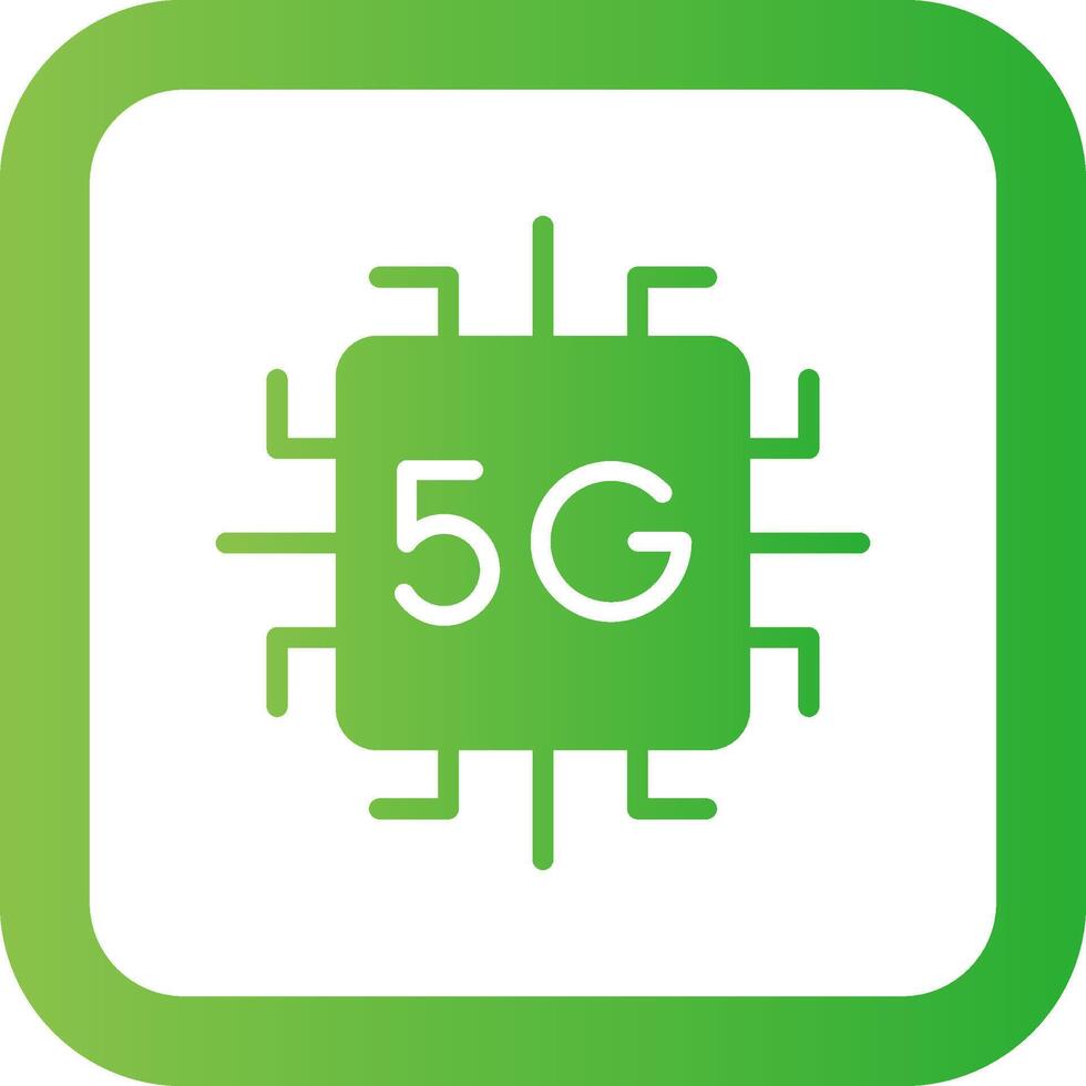 5G Creative Icon Design vector