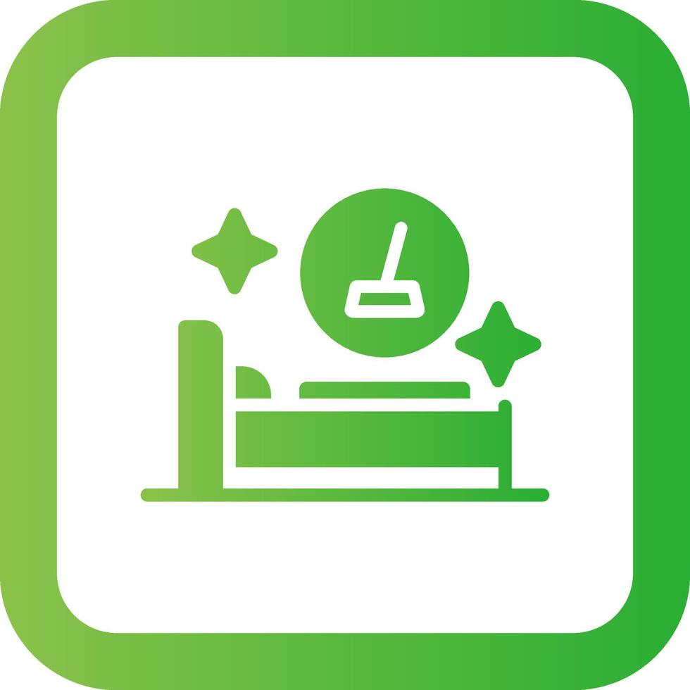 Airbnb Cleaning Creative Icon Design vector