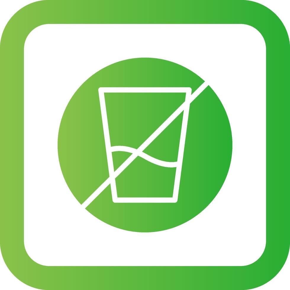 No Soft Drink Creative Icon Design vector