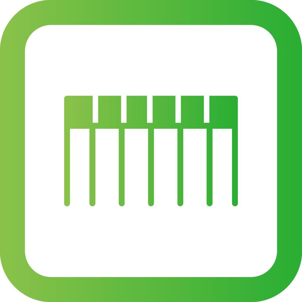Comb Creative Icon Design vector