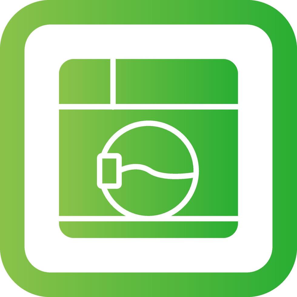 Washing Machine Creative Icon Design vector