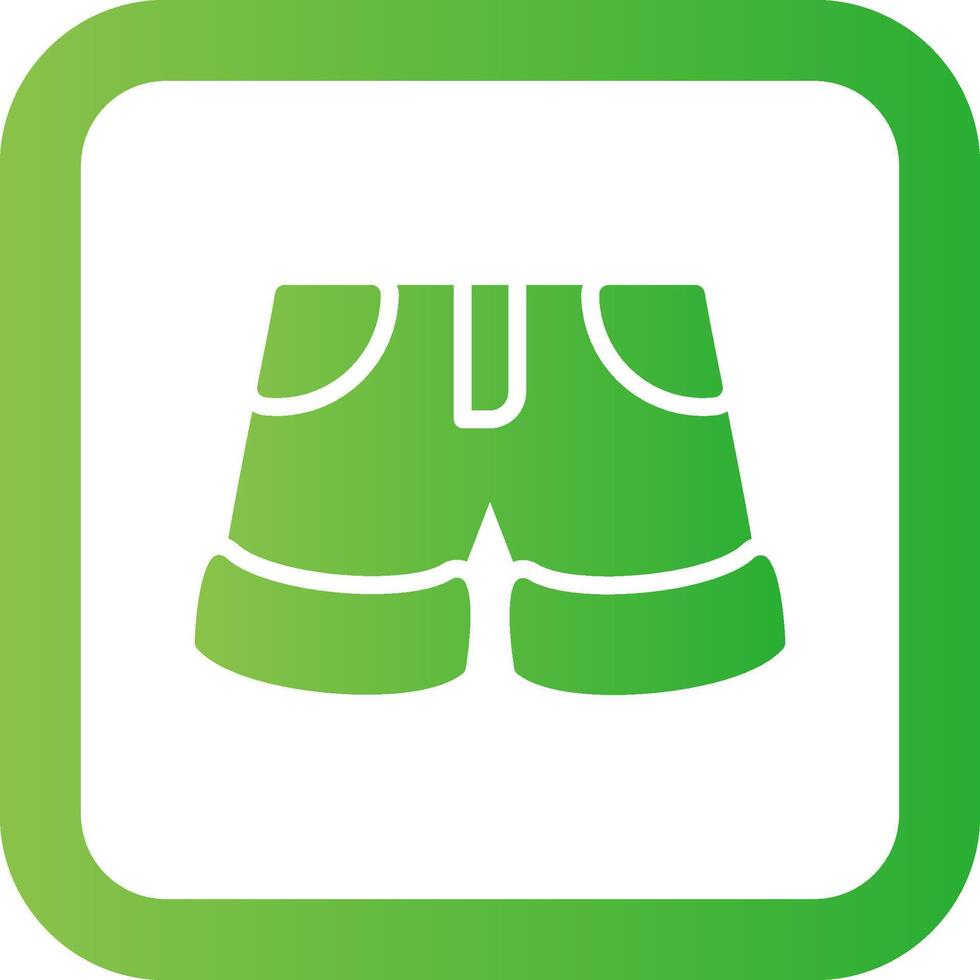 Shorts Creative Icon Design vector