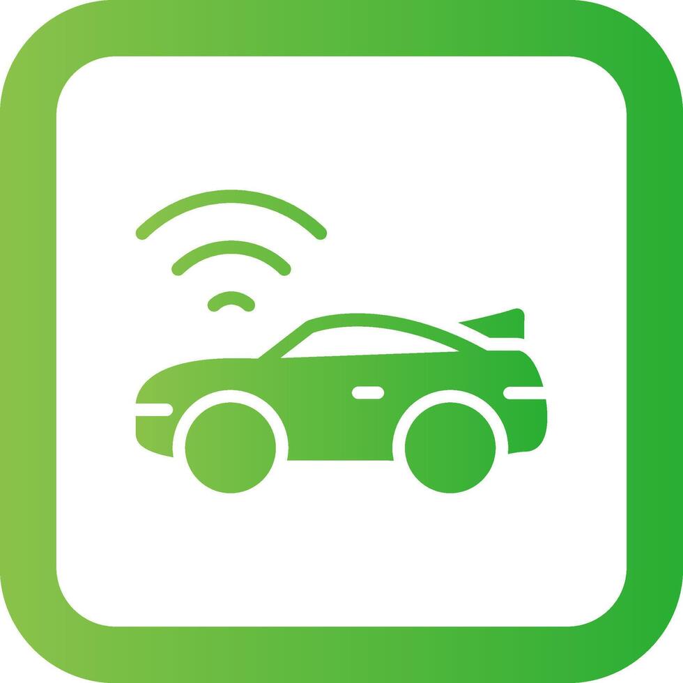 Smart Car Creative Icon Design vector
