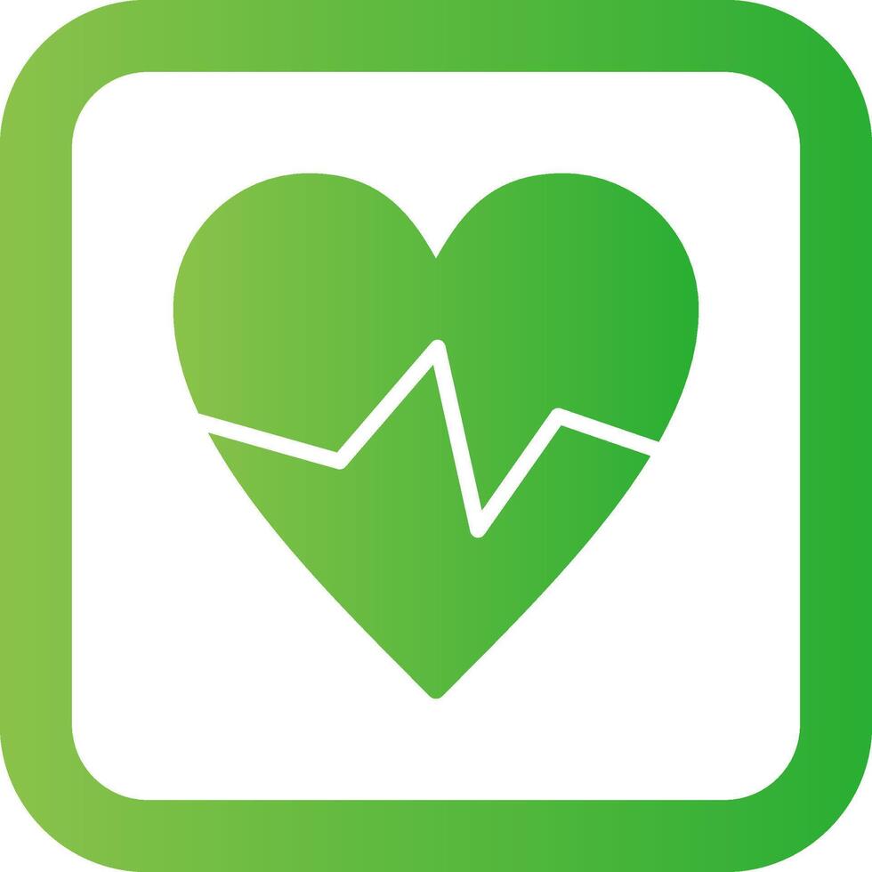 Heart Rate Creative Icon Design vector