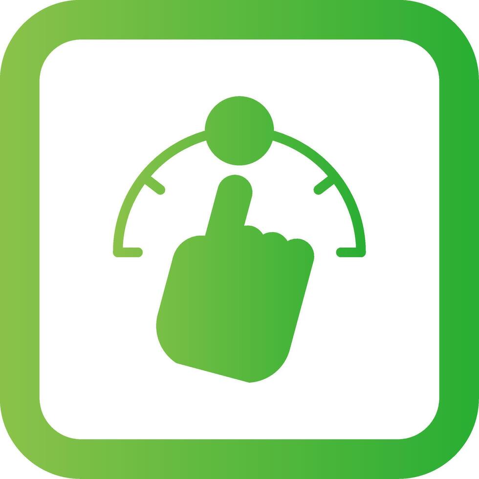Gesture Control Creative Icon Design vector