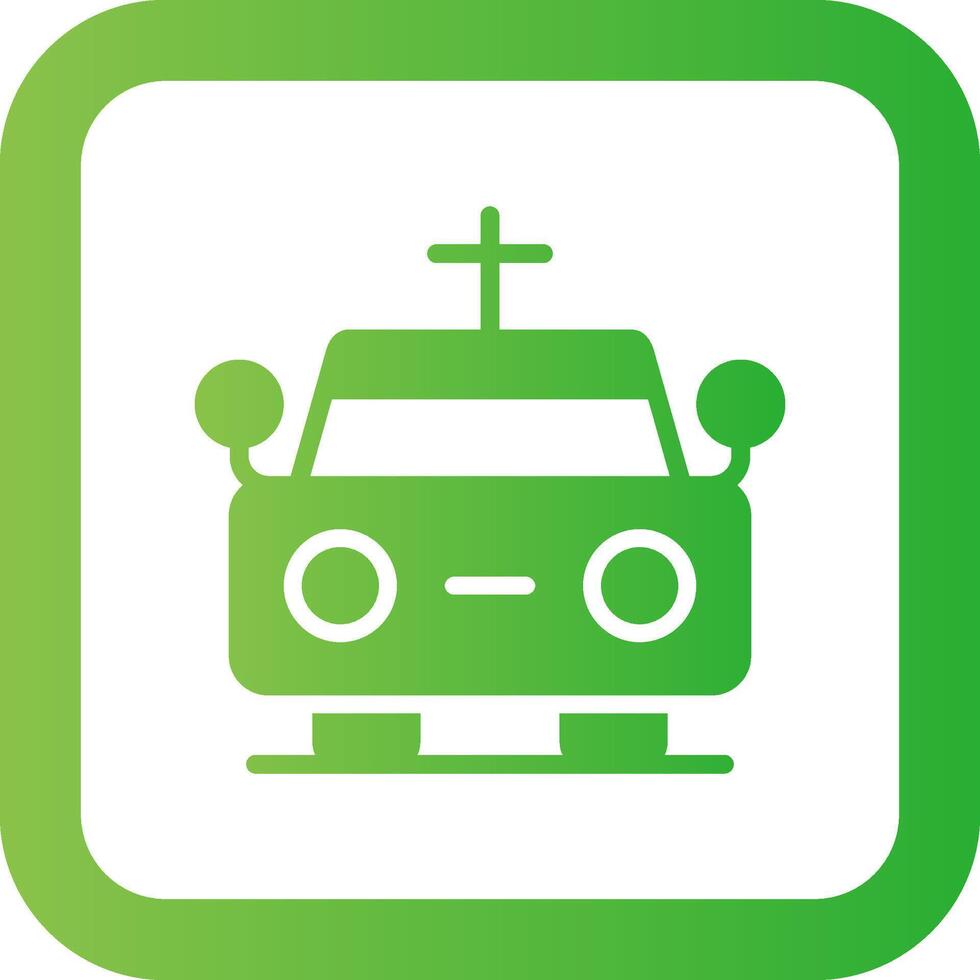 Hearse Creative Icon Design vector