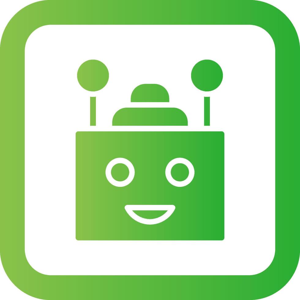 Chatbot Creative Icon Design vector