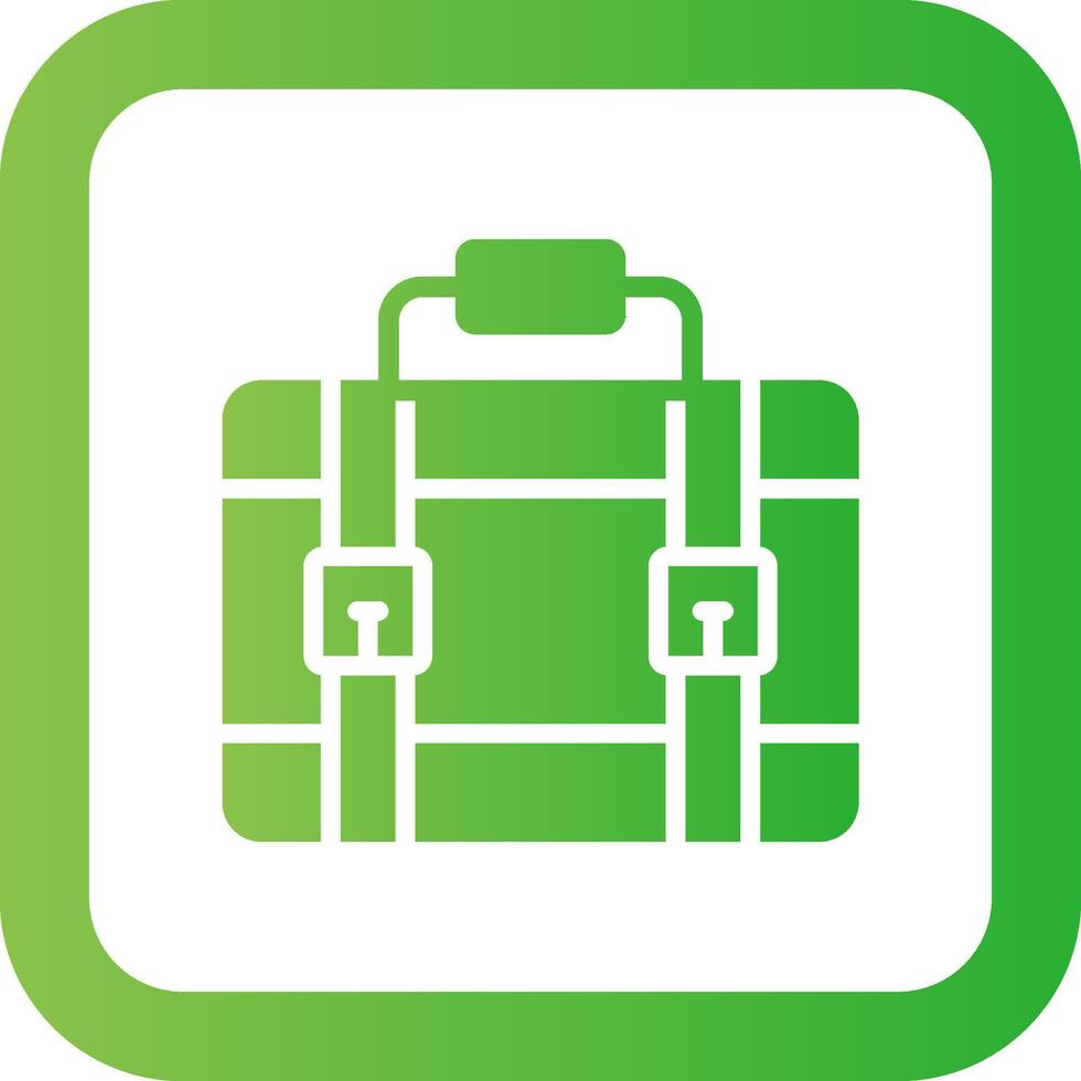 Suitcase Creative Icon Design vector