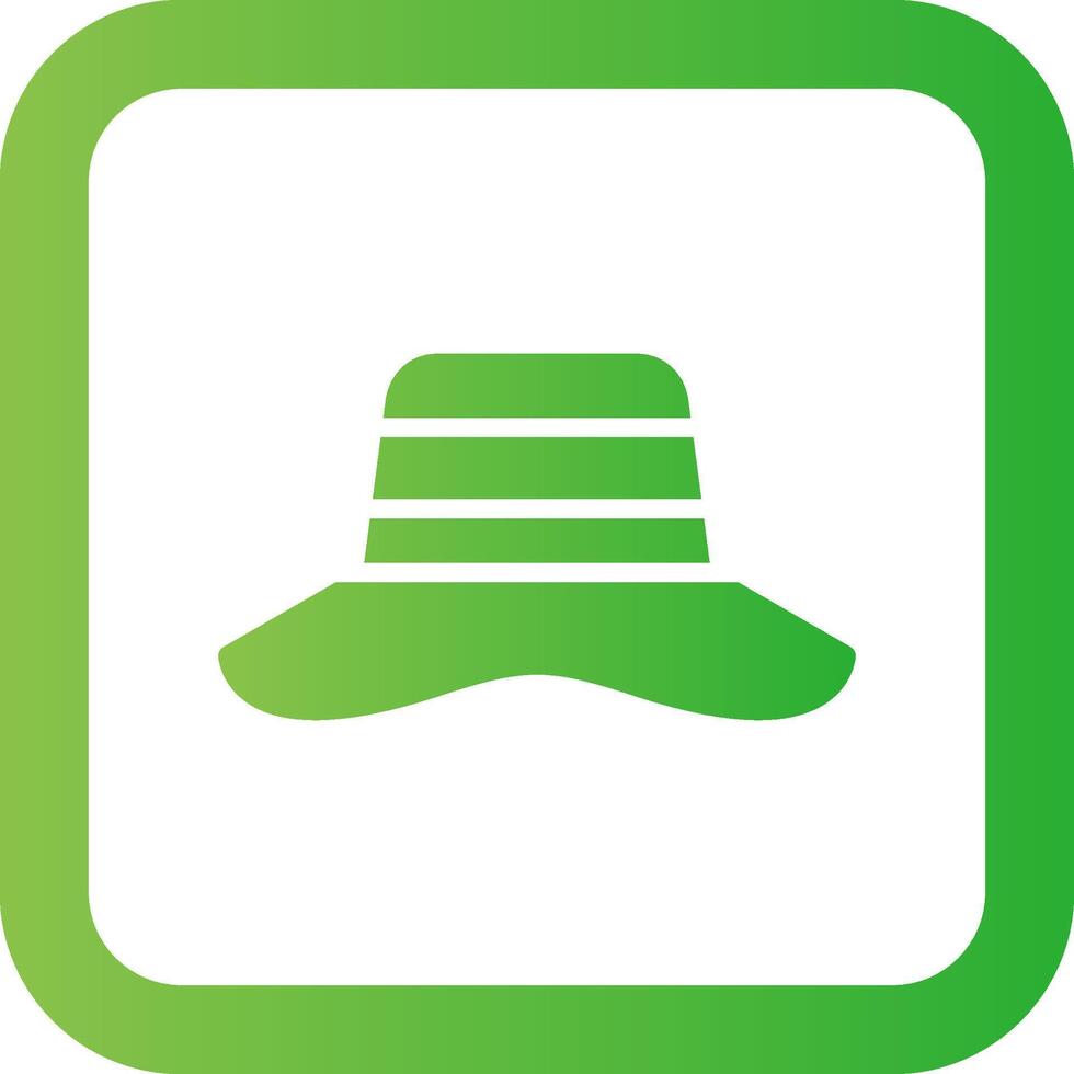Sun Hat Creative Icon Design vector