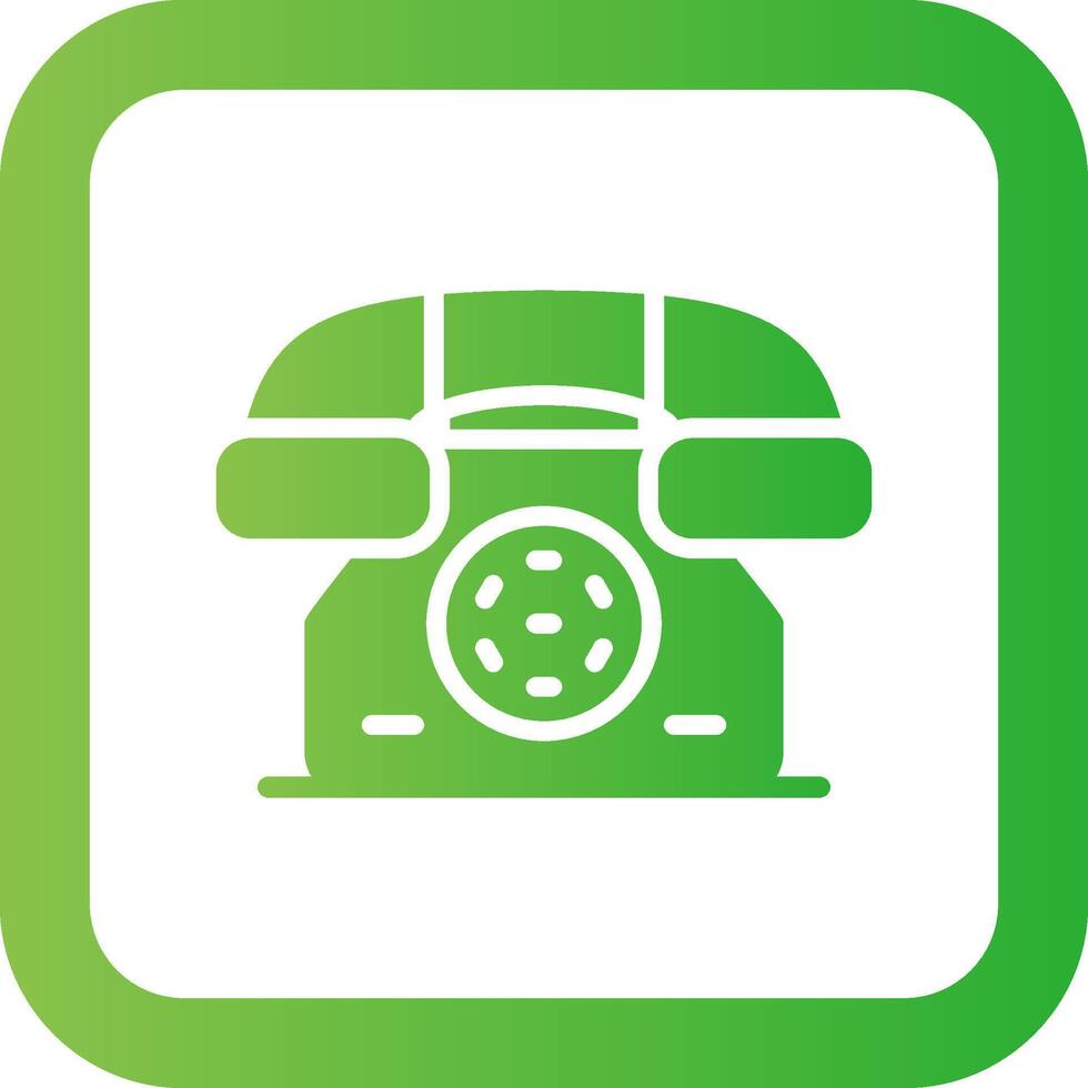 Telephone Creative Icon Design vector