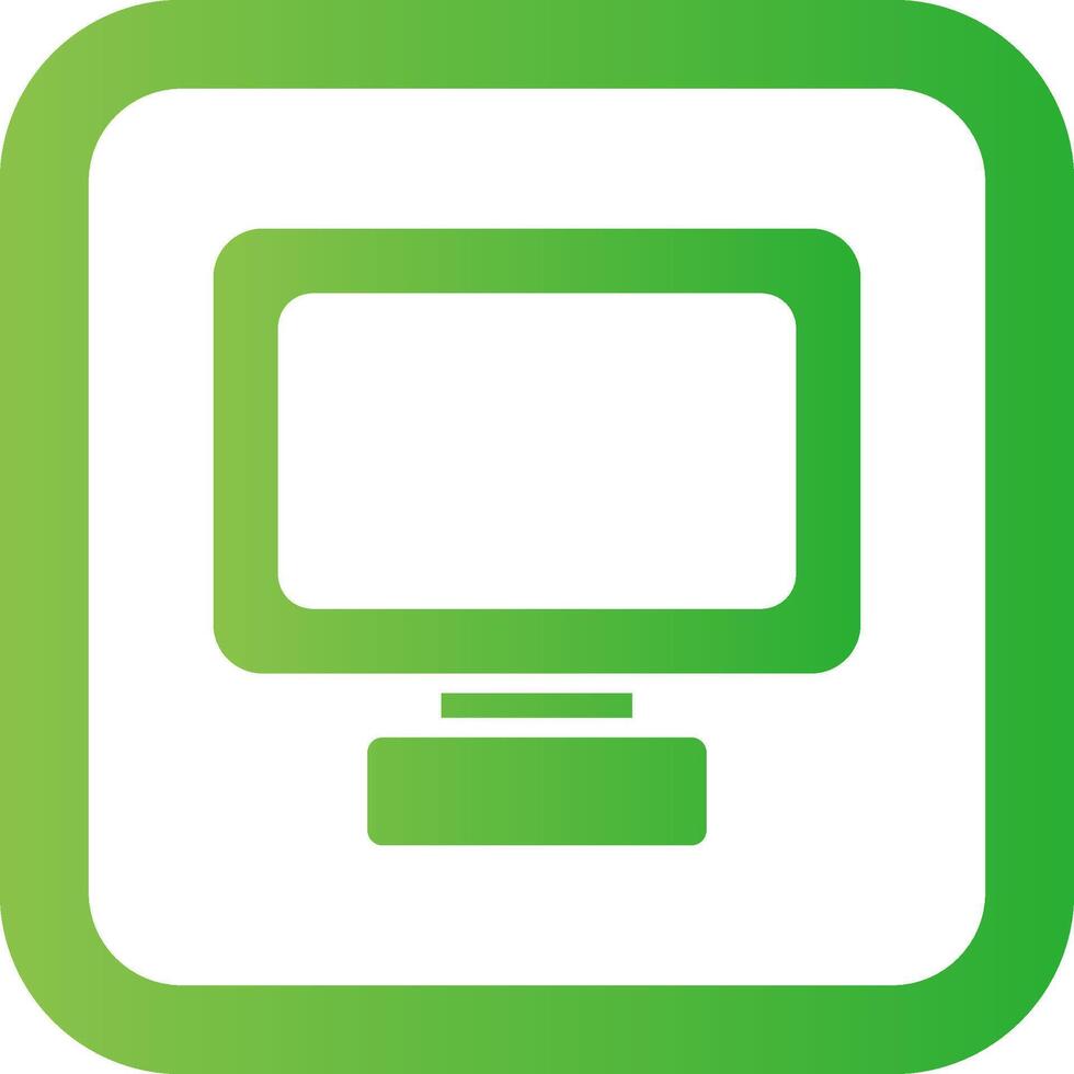 Monitor Creative Icon Design vector