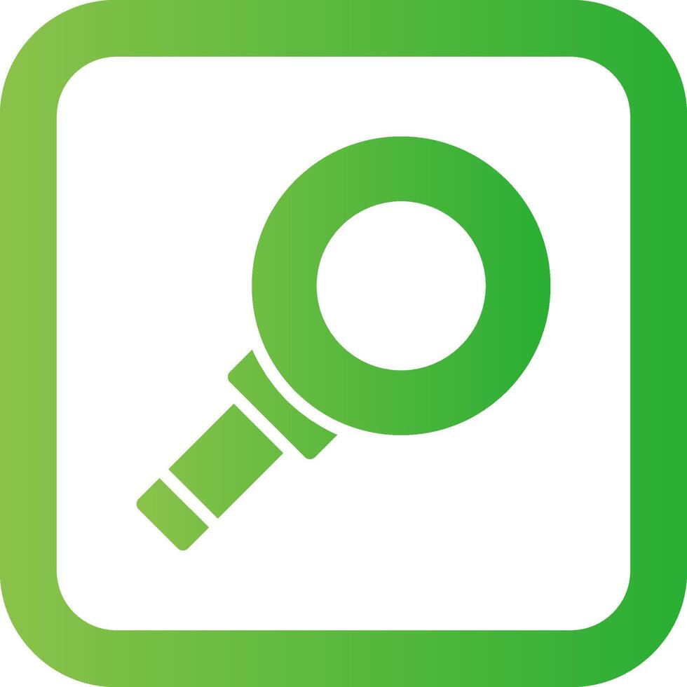Magnifying Creative Icon Design vector