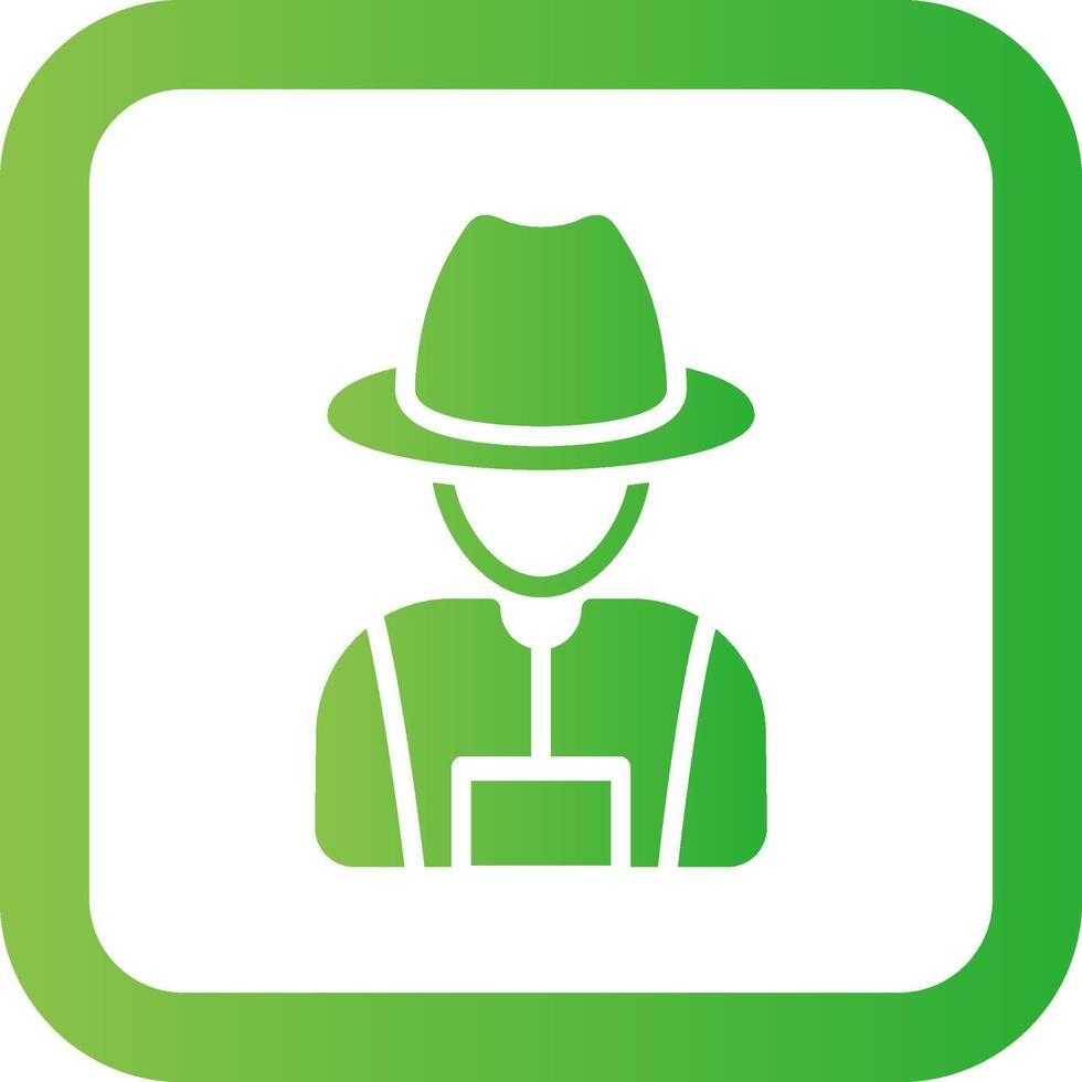 Farmer Creative Icon Design vector