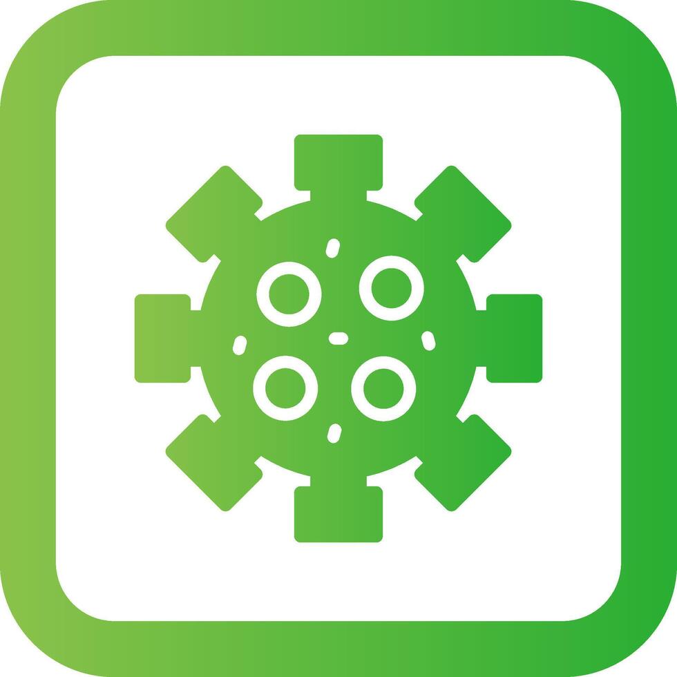 Virus Creative Icon Design vector