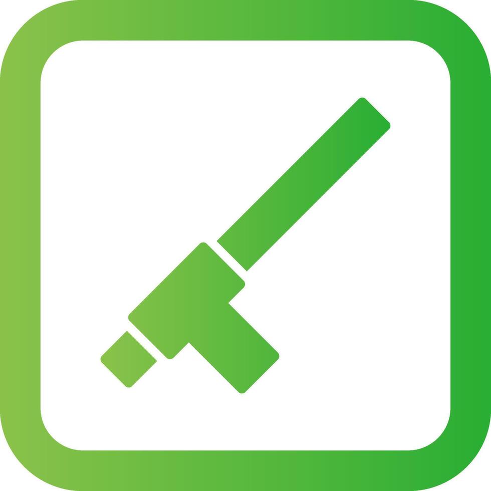 Tonfa Creative Icon Design vector