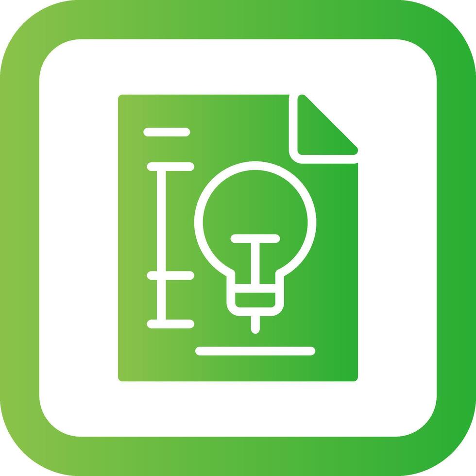 Patent Creative Icon Design vector