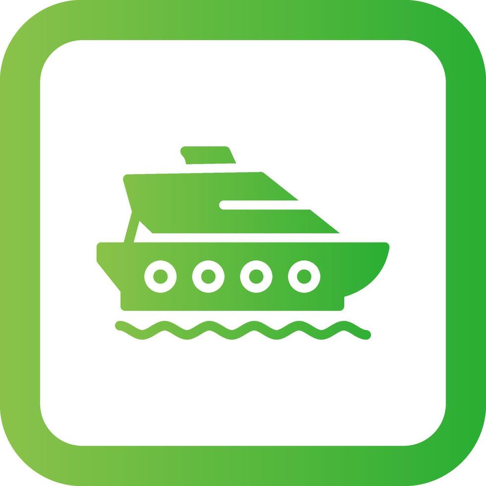 Ship Creative Icon Design vector