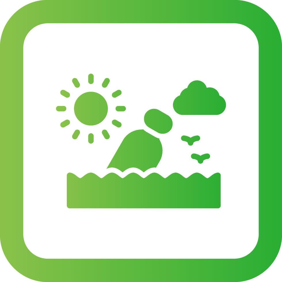Message In A Bottle Creative Icon Design vector