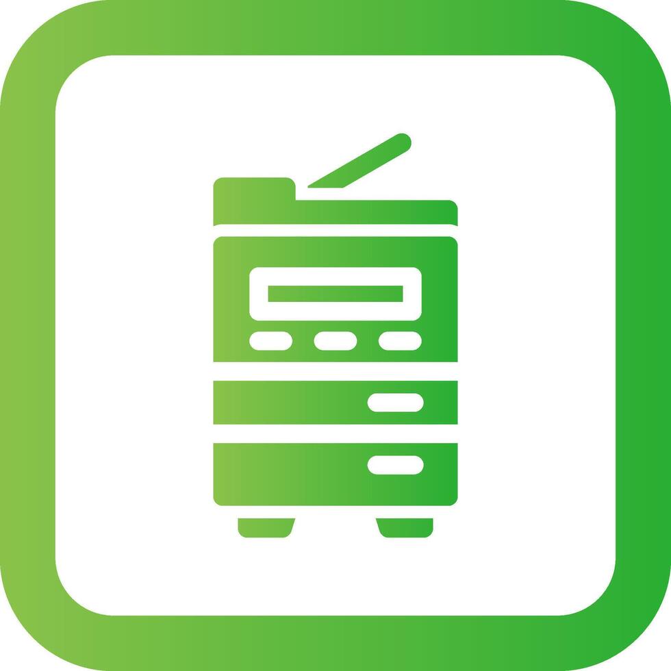Photocopier Creative Icon Design vector