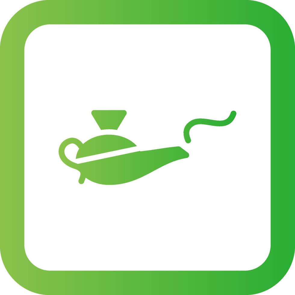 Magic Lamp Creative Icon Design vector