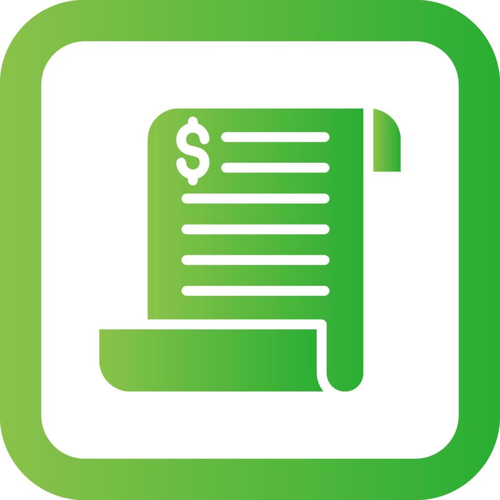 Bill Creative Icon Design vector