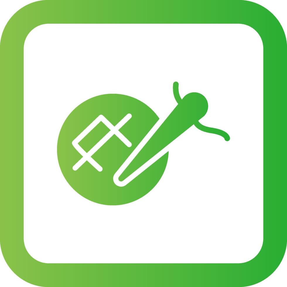 Embroidery Creative Icon Design vector