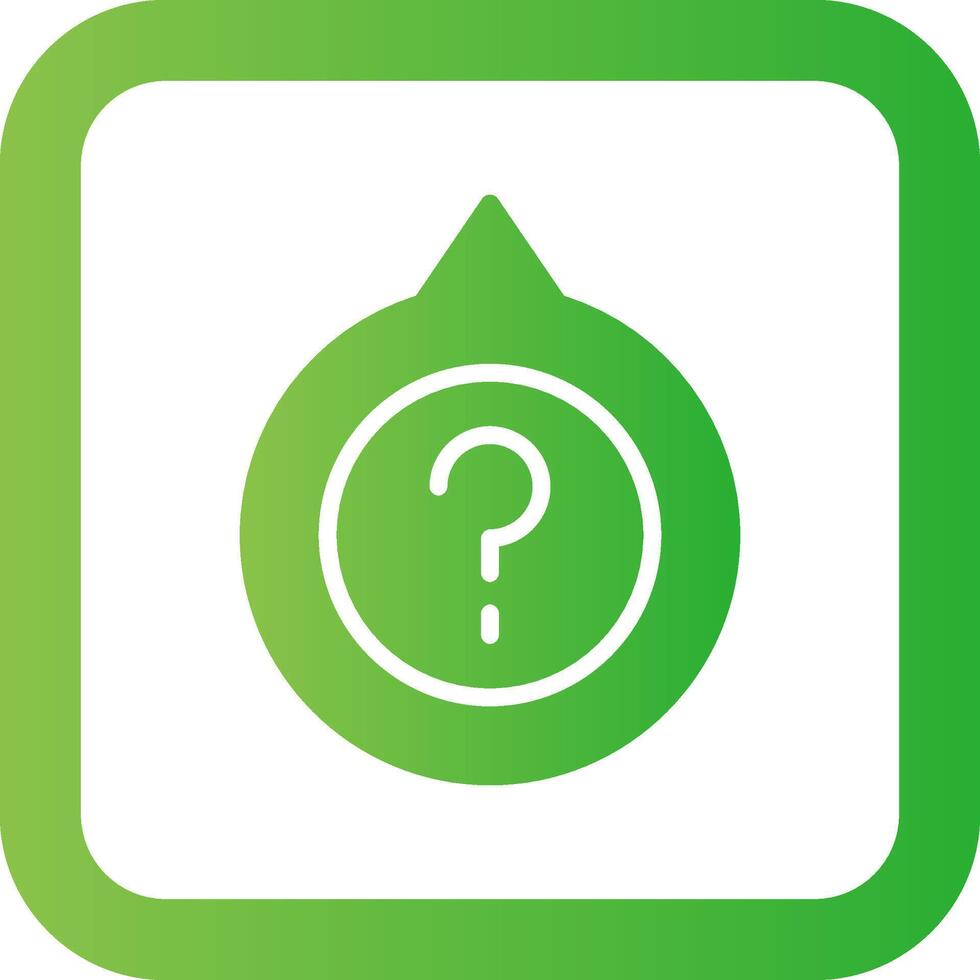 Question Creative Icon Design vector