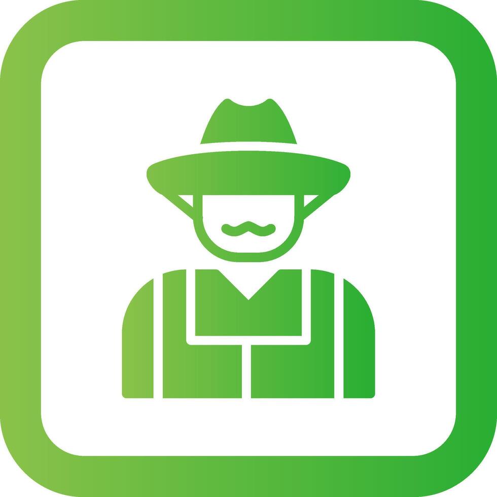 Farmer Creative Icon Design vector