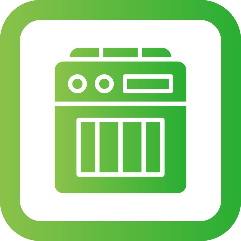Amplifier Box Creative Icon Design vector