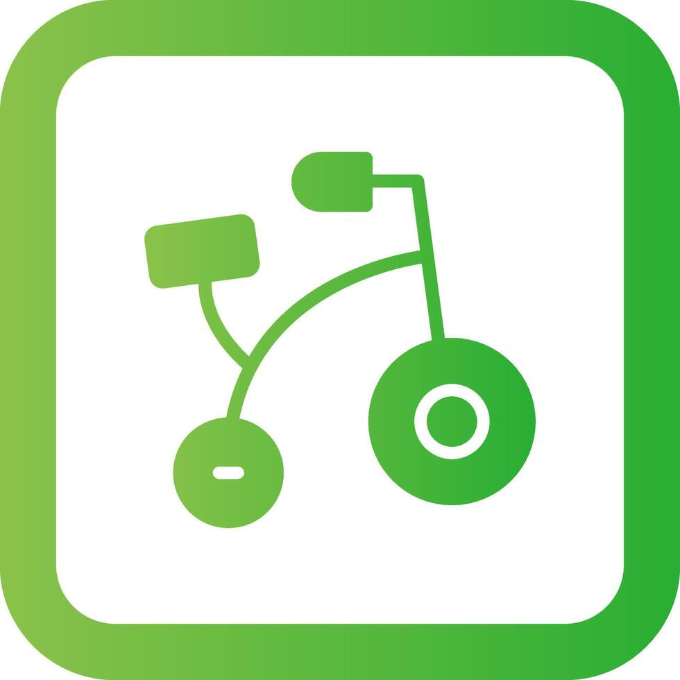 Bike Toy Creative Icon Design vector