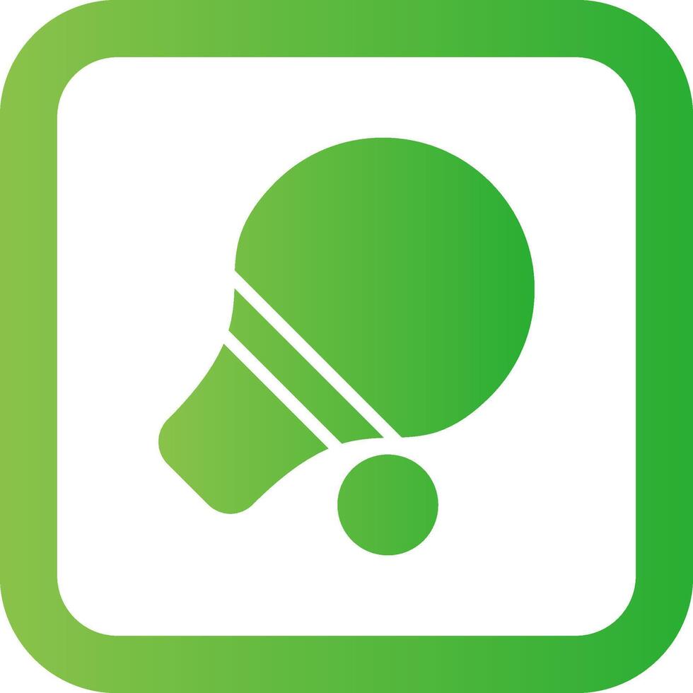 Ping Pong Creative Icon Design vector