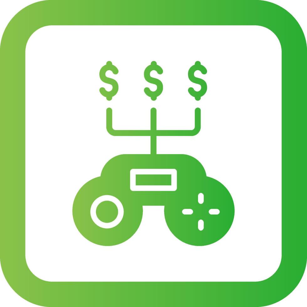 Game Money Creative Icon Design vector