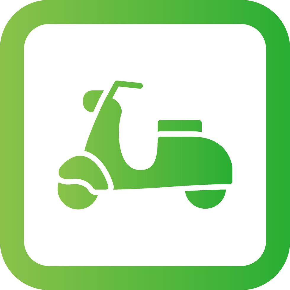 Scooter Creative Icon Design vector