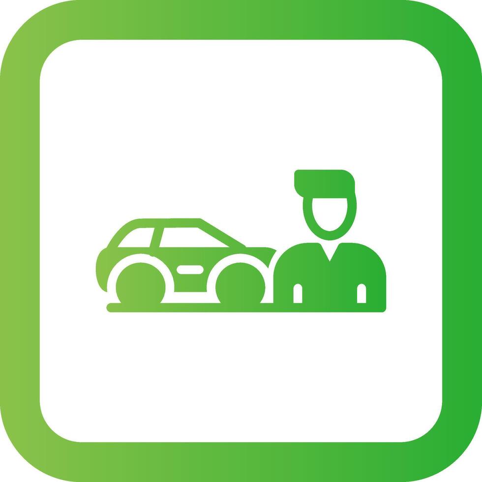 Used Car Dealership Creative Icon Design vector