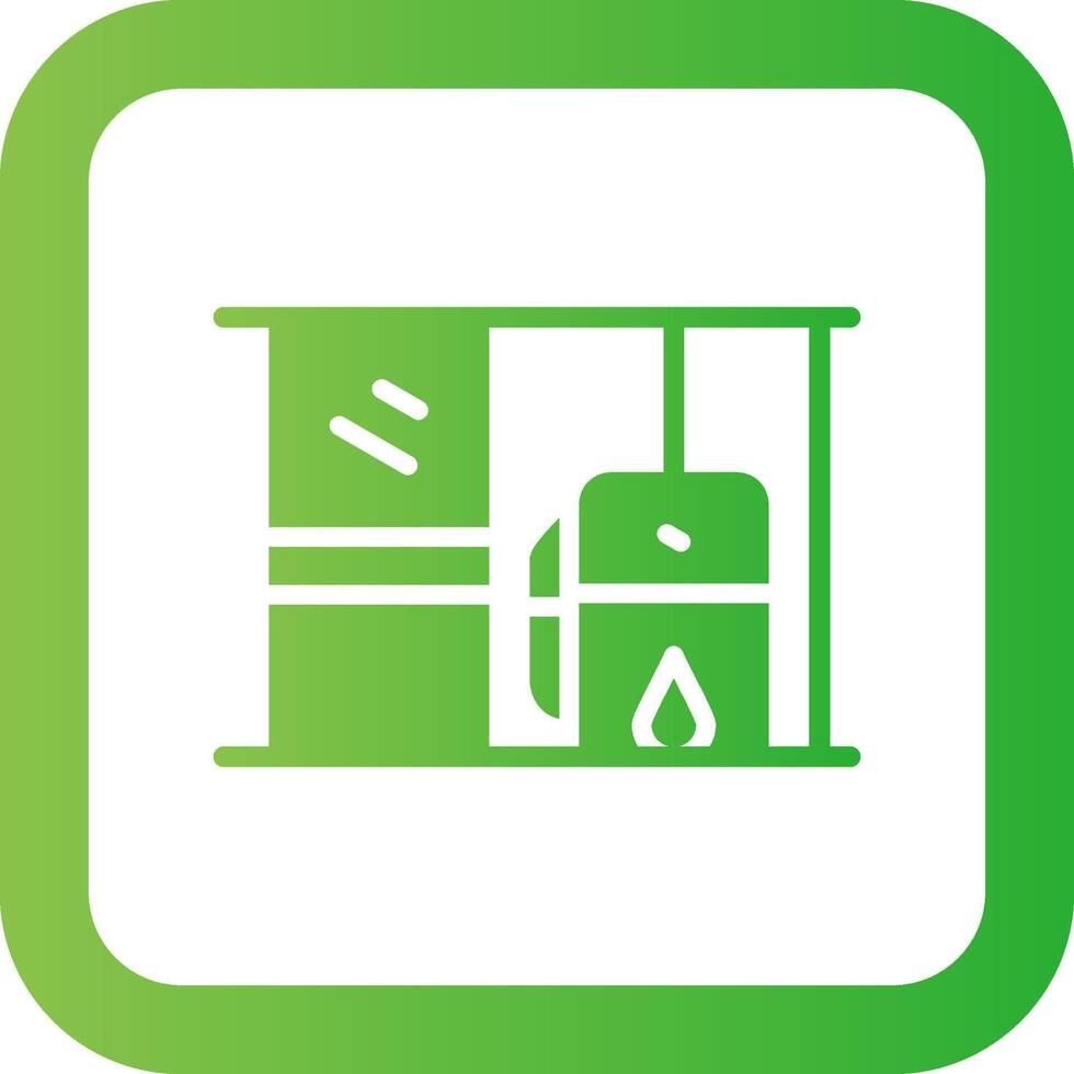 Gas Station Creative Icon Design vector