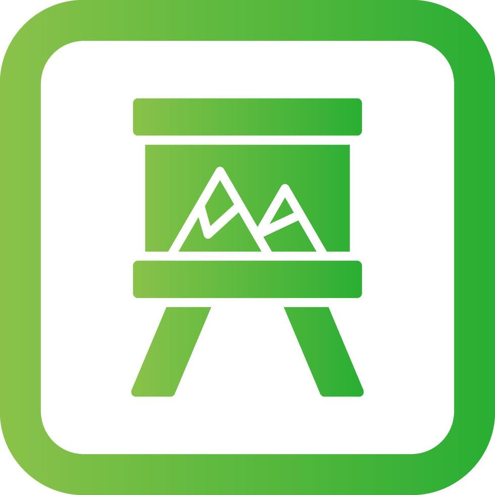 Canvas Creative Icon Design vector