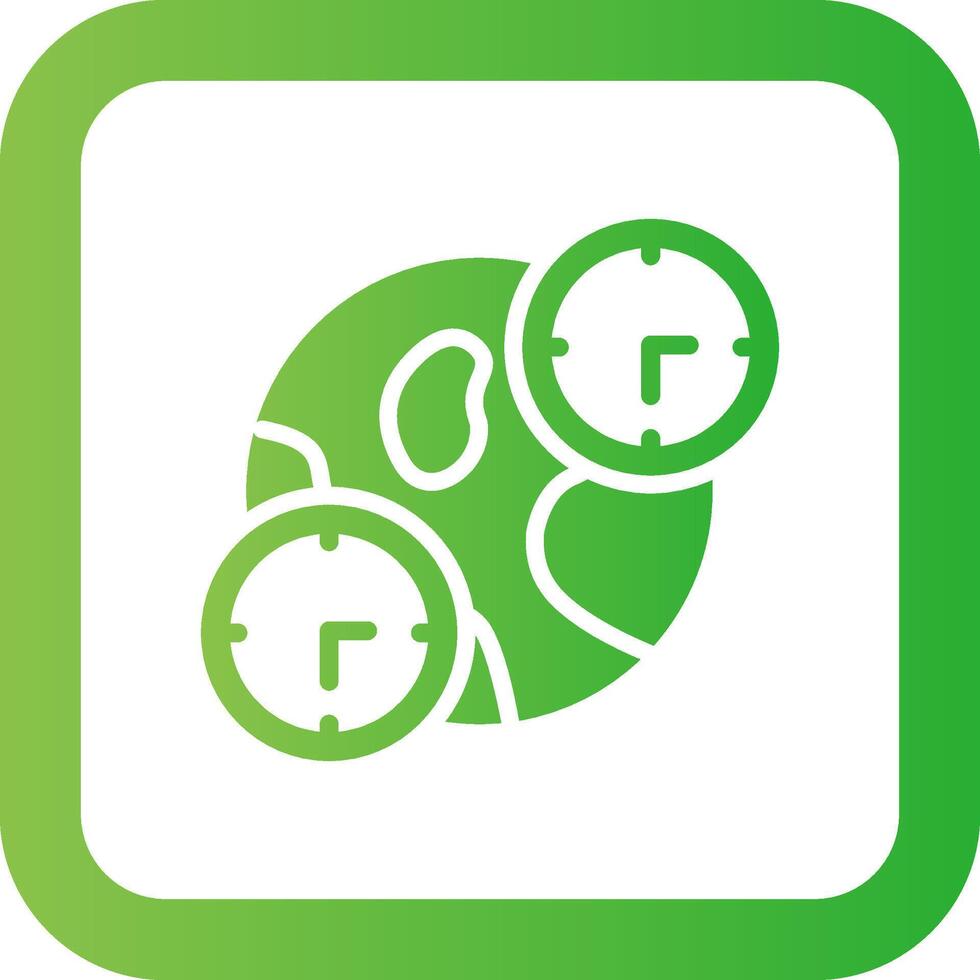Jet Lag Creative Icon Design vector