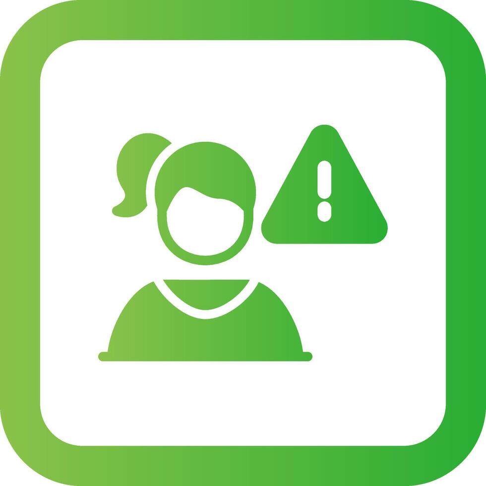 Cautious Creative Icon Design vector