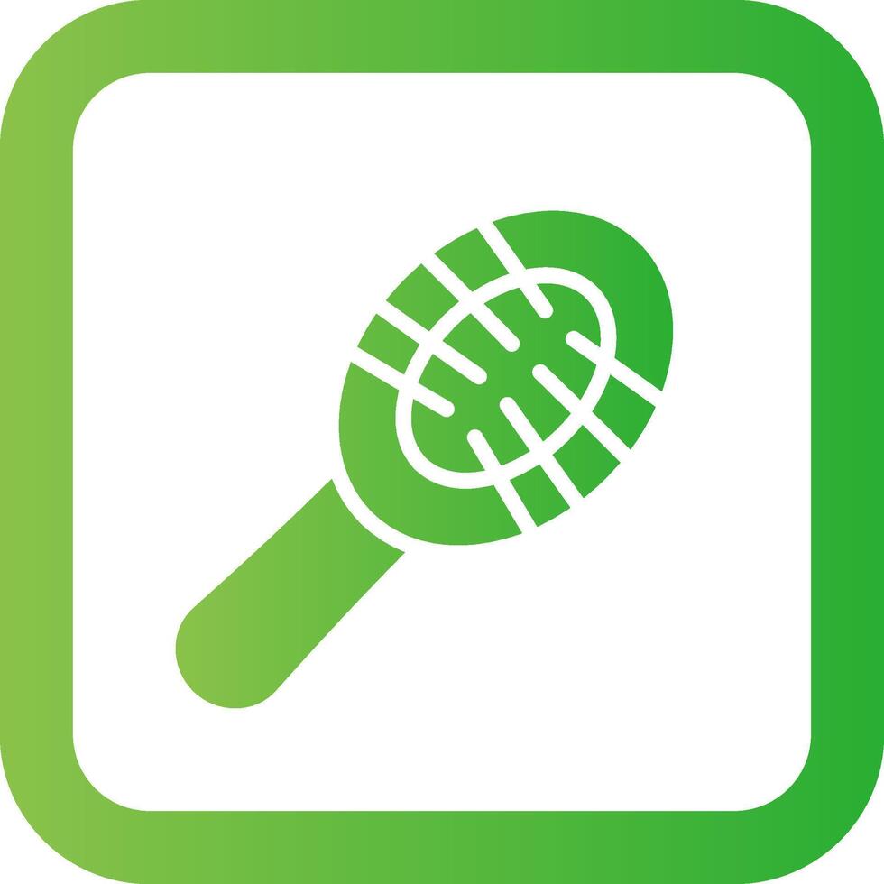Hairbrush Creative Icon Design vector