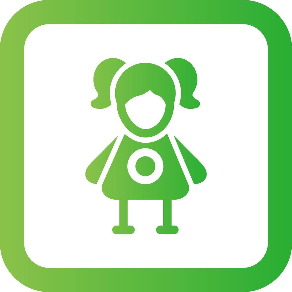 Doll Creative Icon Design vector