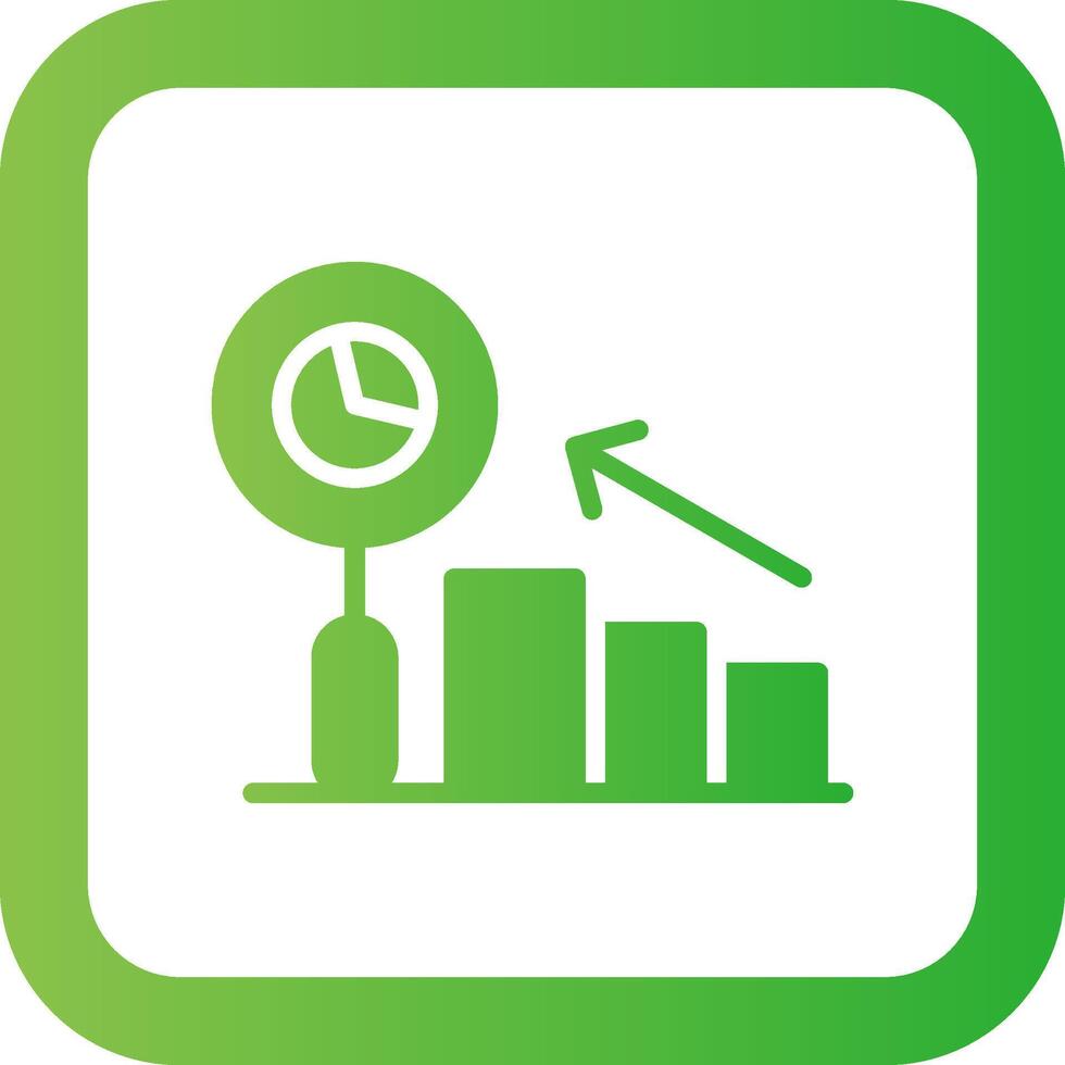 Predictive Analytics Creative Icon Design vector