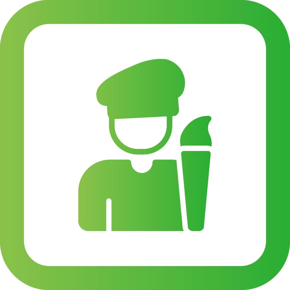 Artist Creative Icon Design vector